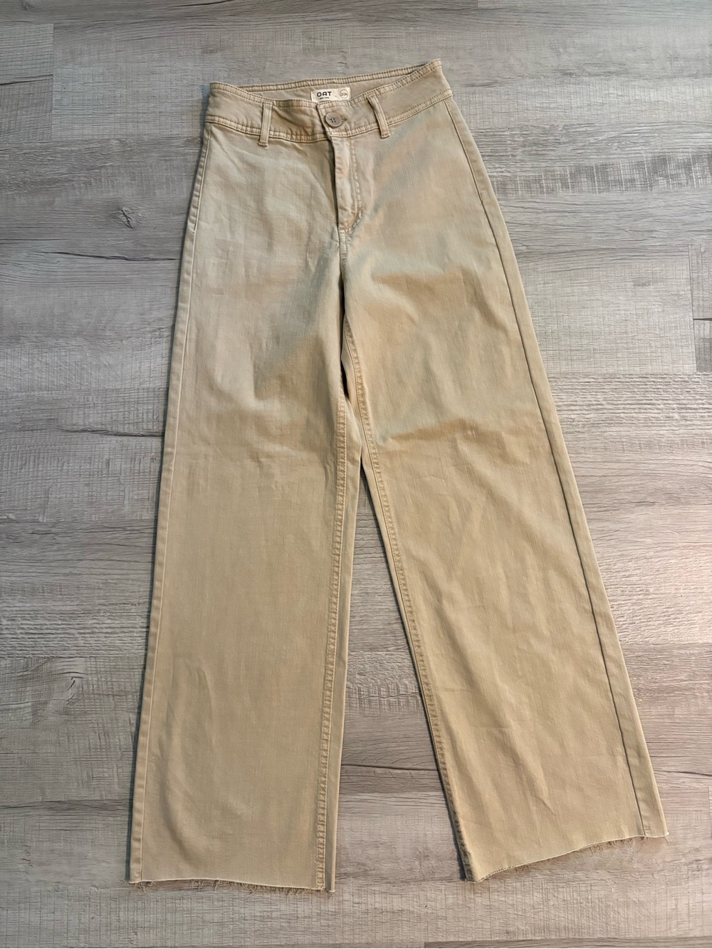 Oat New York Wide Leg Pants in Beige - Size 2
